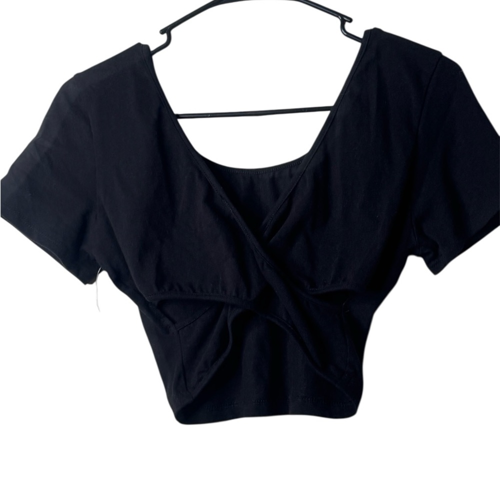 Windsor Black Wrap Blouse